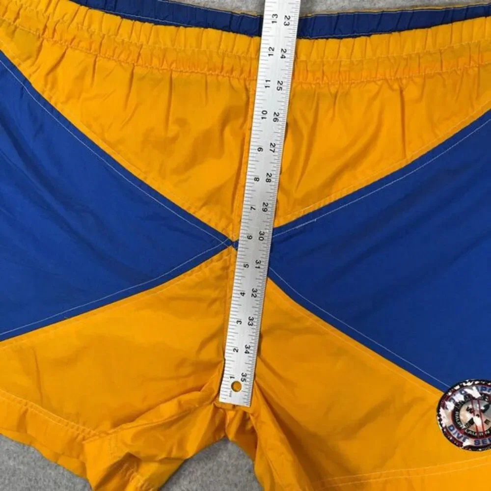 Vintage Polo Sport Ralph Lauren Swim Trunks Mens L Nylon Dive Service 90s Shorts